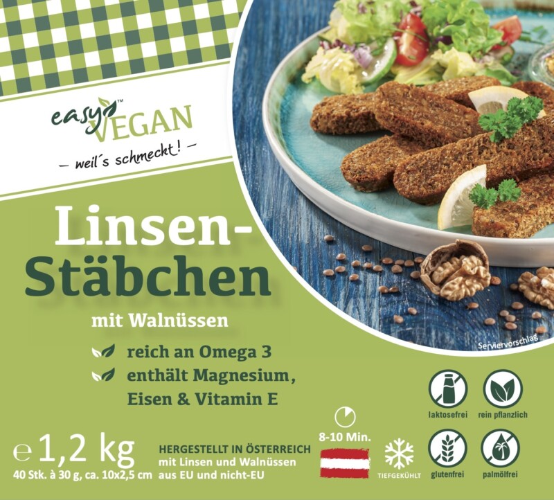easyVEGAN Linsenstäbchen