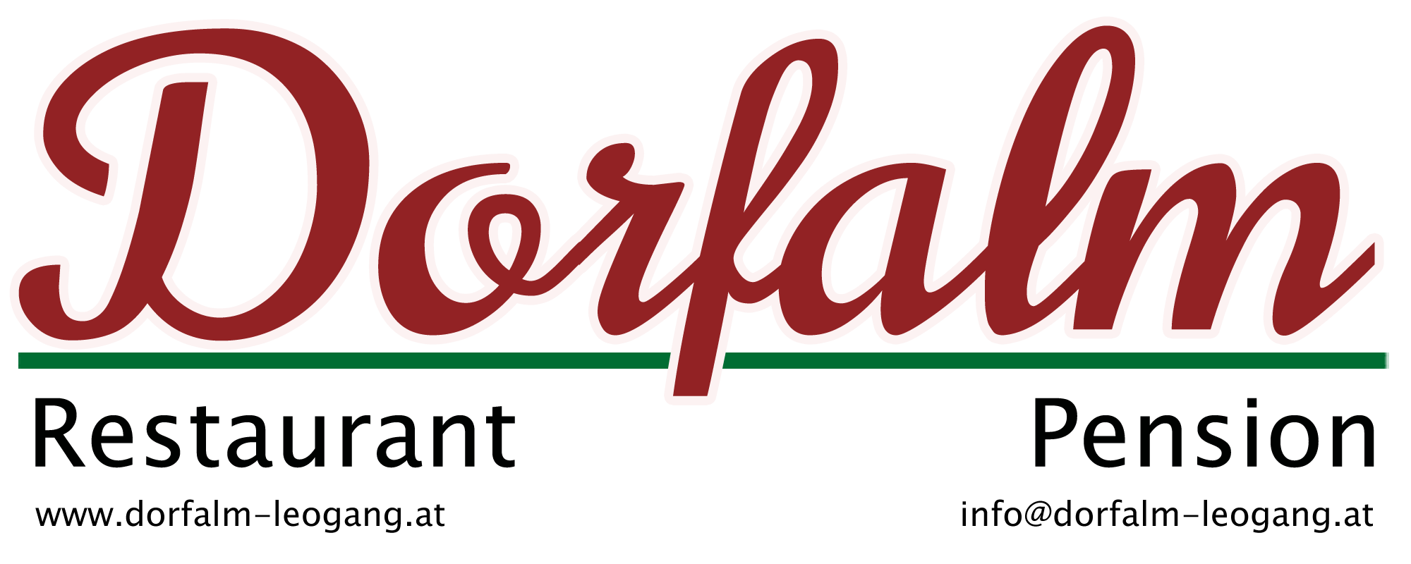 Dorfalm Leogang Logo
